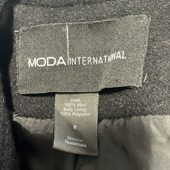 Moda international 100% wool coat - Picture 2 of 2